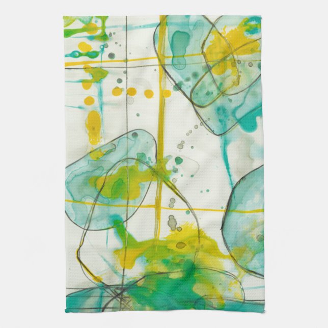 Splish Splash I Tea Towel (Vertical)