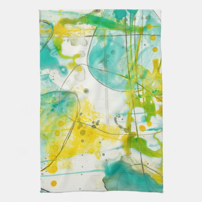 Splish Splash II Tea Towel (Vertical)