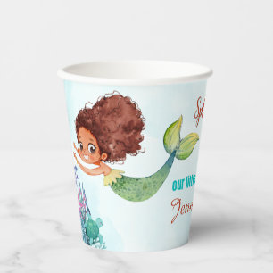 Splish Splash Mermaid Bash Girls Birthday Party Paper Cups