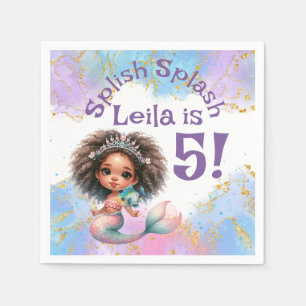 Splish Splash Mermaid Party Napkins