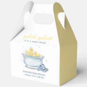Splish Splash Mummy Duck Bathtub Baby Shower Favour Box