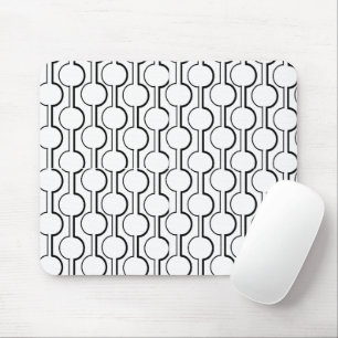 Split Circles Mouse Pad