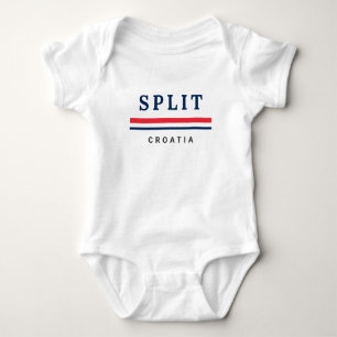 Split City Croatia Baby Bodysuit