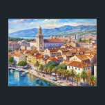 Split city Croatia Postcard<br><div class="desc">Split city Croatia</div>