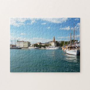 Split city port - Dalmatia, Croatia Jigsaw Puzzle