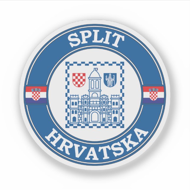 Split Croatia Circle Emblem (Front)