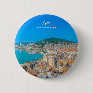 Split, Croatia - Coastal City 6 Cm Round Badge
