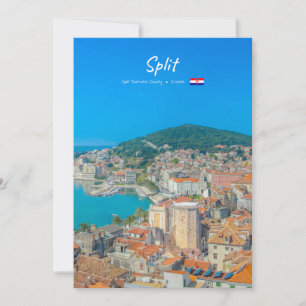 Split, Croatia - Coastal City Invitation