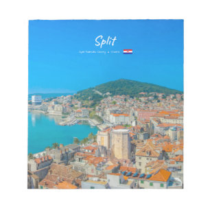 Split, Croatia - Coastal City Notepad
