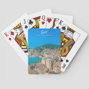 Split, Croatia - Coastal City Playing Cards