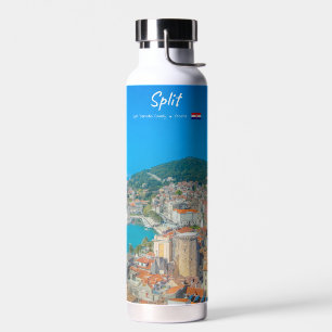Split, Croatia - Coastal City Water Bottle