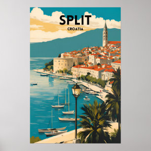 Split Croatia Poster
