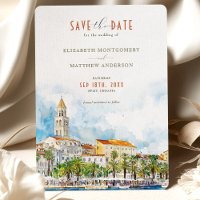 Split Croatia Save the Date Destination
