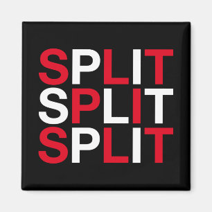 SPLIT Croatian Flag Magnet