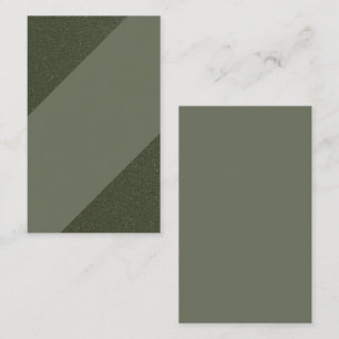 Split Diagonal Moss Green Card – Customisable