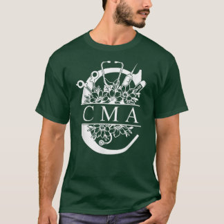 Split Floral Frame CMA T-Shirt