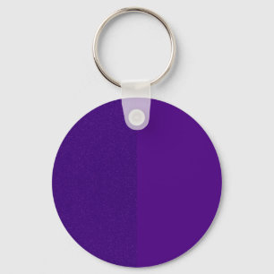 Split Glitter & Matte Purple Keychain – Customise