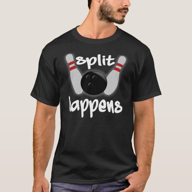 Split Happens Dark T-Shirts (Front)