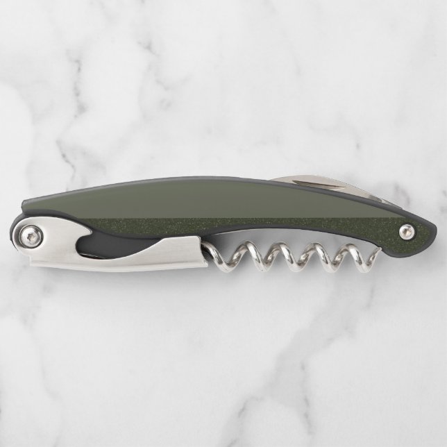 Split Horizontal Moss Green Corkscrew – Customise (Front)