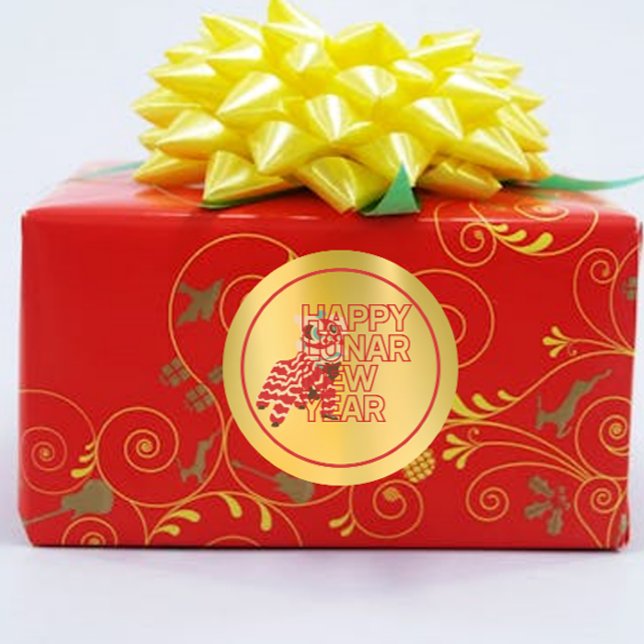 Split Image Lion Dance Chinese New Year Stickers (Creator Uploaded)