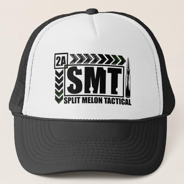 Split Melon Tactical Trucker Hat (Front)