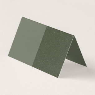 Split Moss Folded Place Card – Customisable