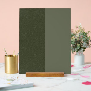 Split Moss Green Acrylic Sign – Customisable