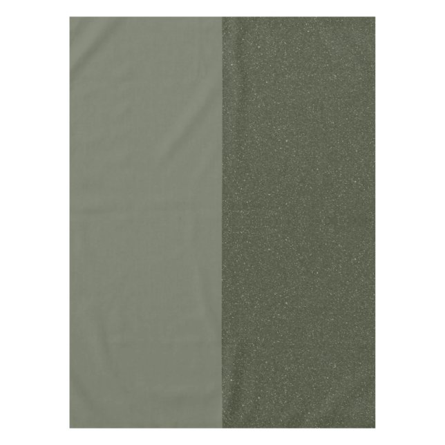 Split Moss Green Custom Tablecloth (Front)
