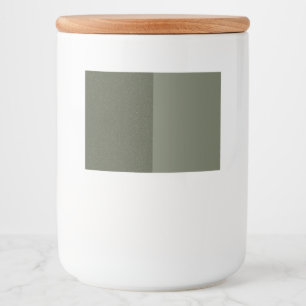 Split Moss Green Food and Beverage Label Set