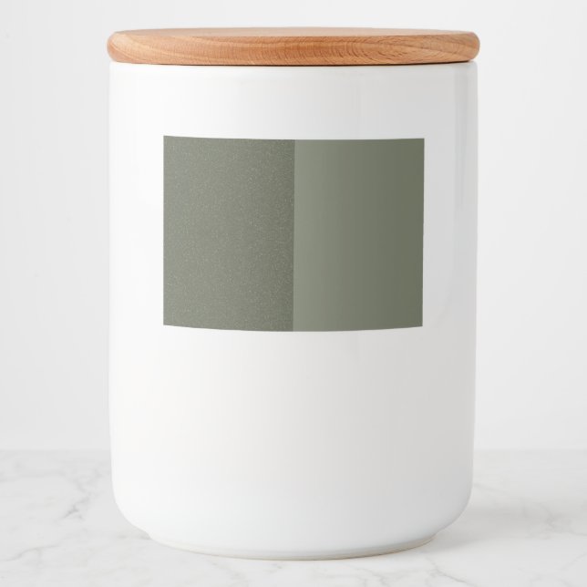 Split Moss Green Food and Beverage Label Set (Front)