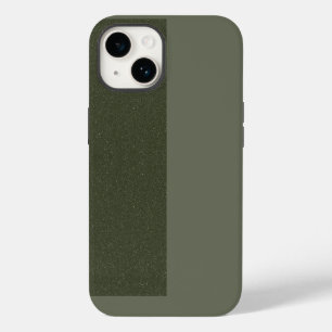 Split Moss Green iPhone 14 Case – Customisable