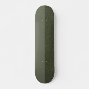 Split Moss Green Skateboard Deck – Customisable