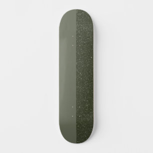 Split Moss Green Skateboard   Matte & Textured