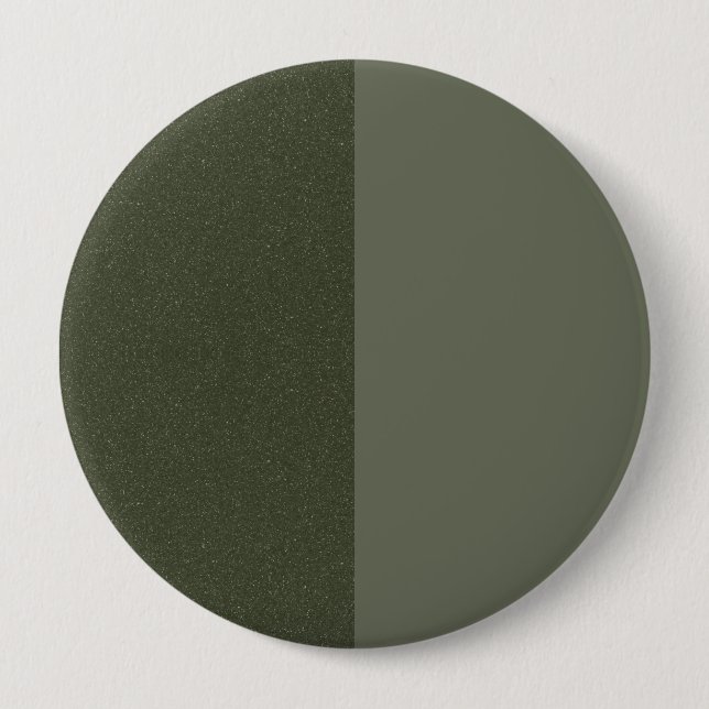 Split Moss Green Texture Button Badge – Customise (Front)