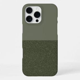 Split Moss Green Texture iPhone Case – Customise