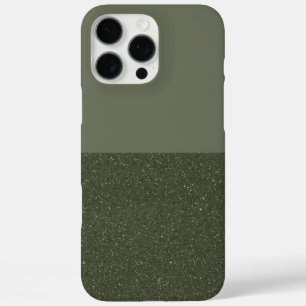 Split Moss Green Texture iPhone Case – Customise