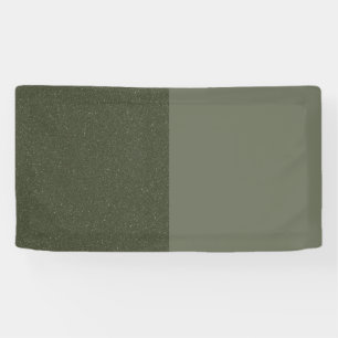 Split Moss Green Textured Custom Banner