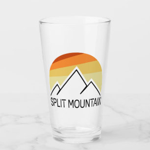 Split Mountain California Retro Glass