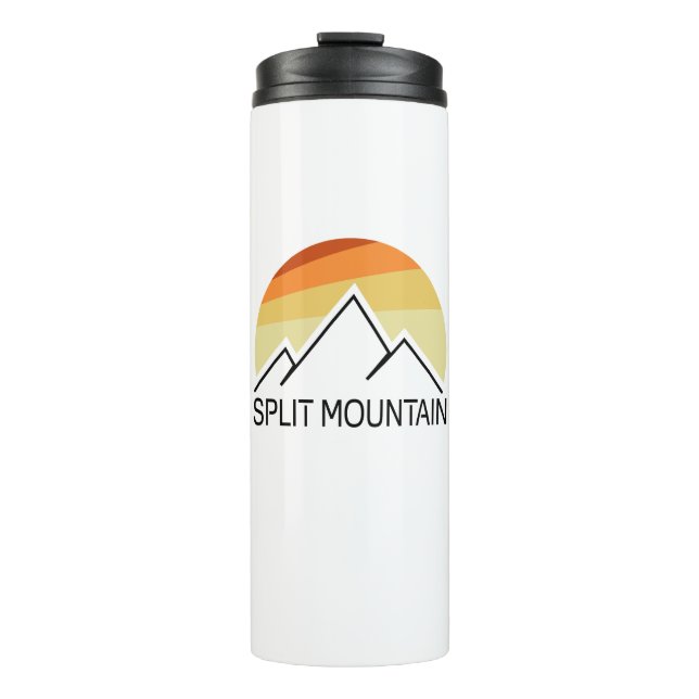 Split Mountain California Retro Thermal Tumbler (Front)