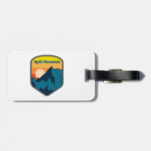 Split Mountain California Sunrise Luggage Tag