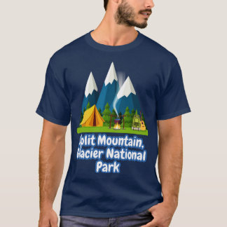 Split Mountain Glacier National Park T-Shirt