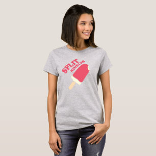 Split nibbler summer ice cream strawberry split T-Shirt