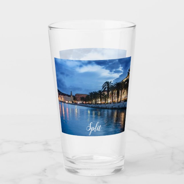 Split promenade in Croatia Glass (Front)