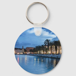 Split promenade in Croatia Key Ring