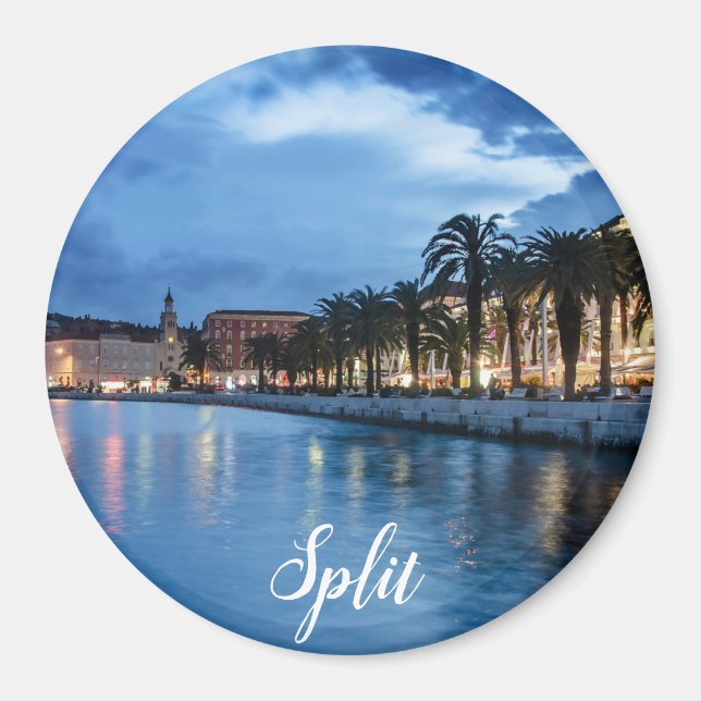 Split promenade in Croatia Magnet (Front)