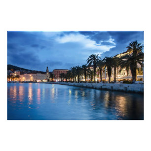 Split promenade in Croatia Photo Print
