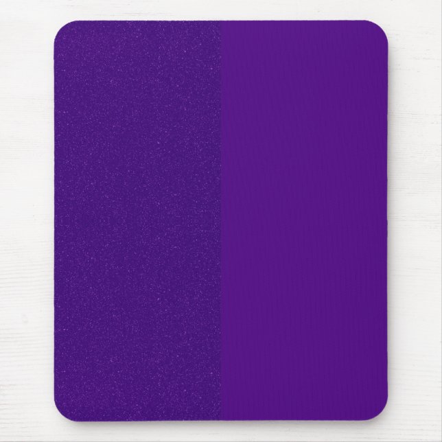 Split Purple Glitter & Matte Mousepad – Customise (Front)