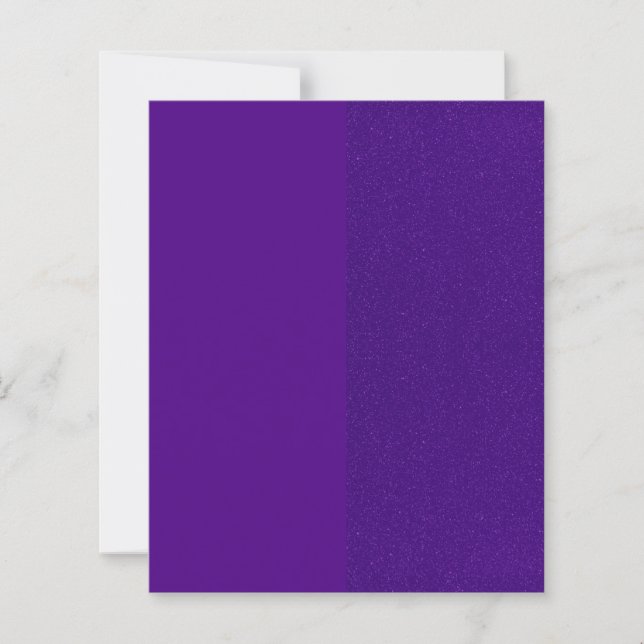 Split Purple Glitter Paper Sheet – Customisable (Front)