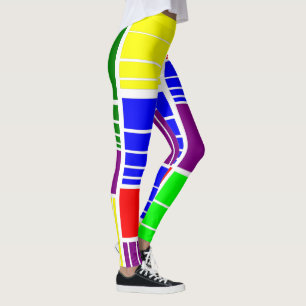Split Rectangles Leggings