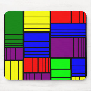 Split Rectangles  Mouse Pad